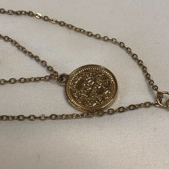 Altar'd State 3 Strand Gold Plated Pendant Necklace Jewelry Women Teen - Picture 5 of 9